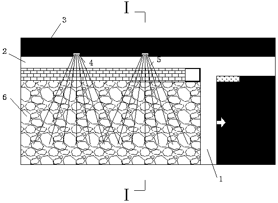 Method for extracting pressure relief gas by retained roadway drill site drilling