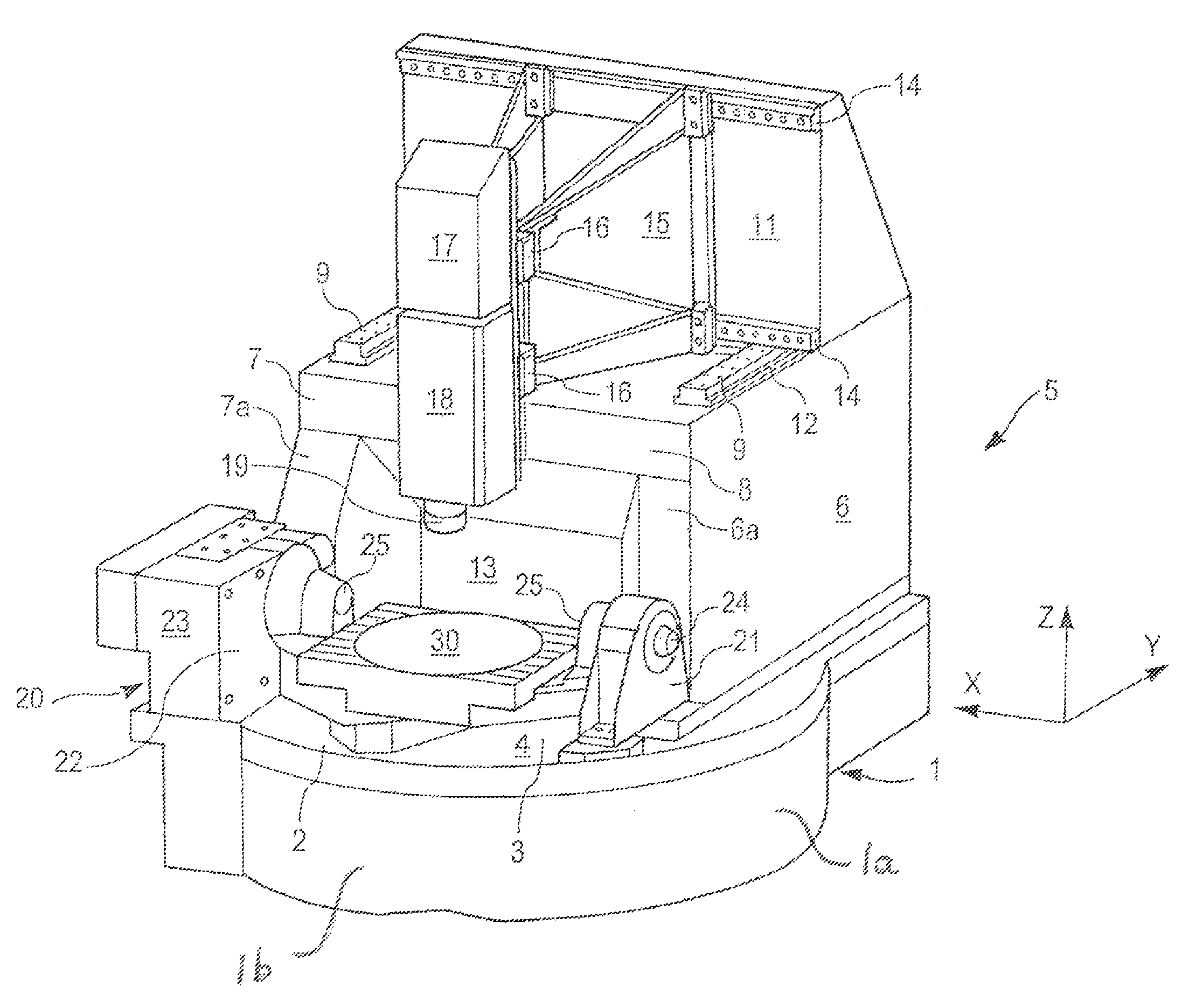 Program-controlled machine tool