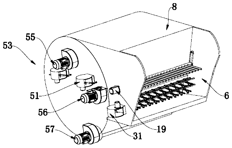 Pressure triggered airflow suspension positioning type harvesting suction self-rotating pereskia aculeata thorn removing vehicle