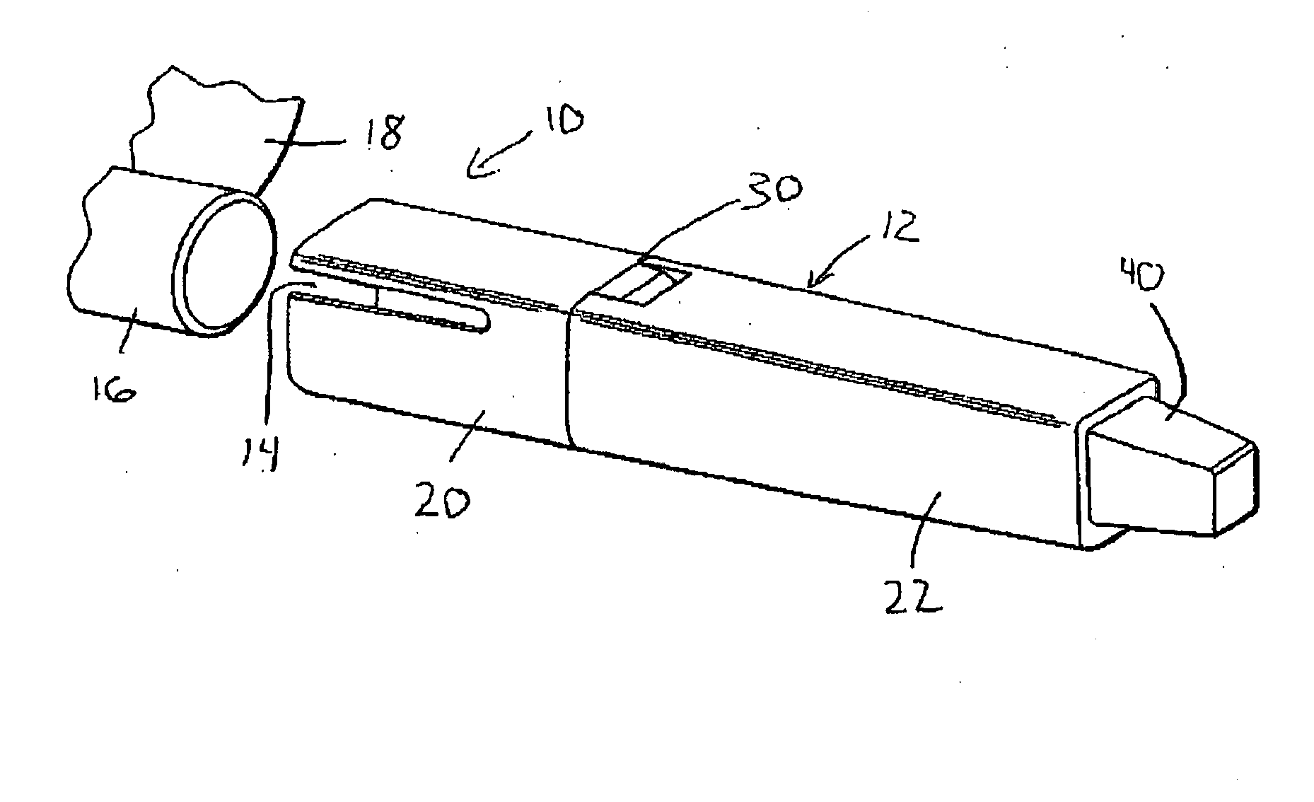 Folding end cap