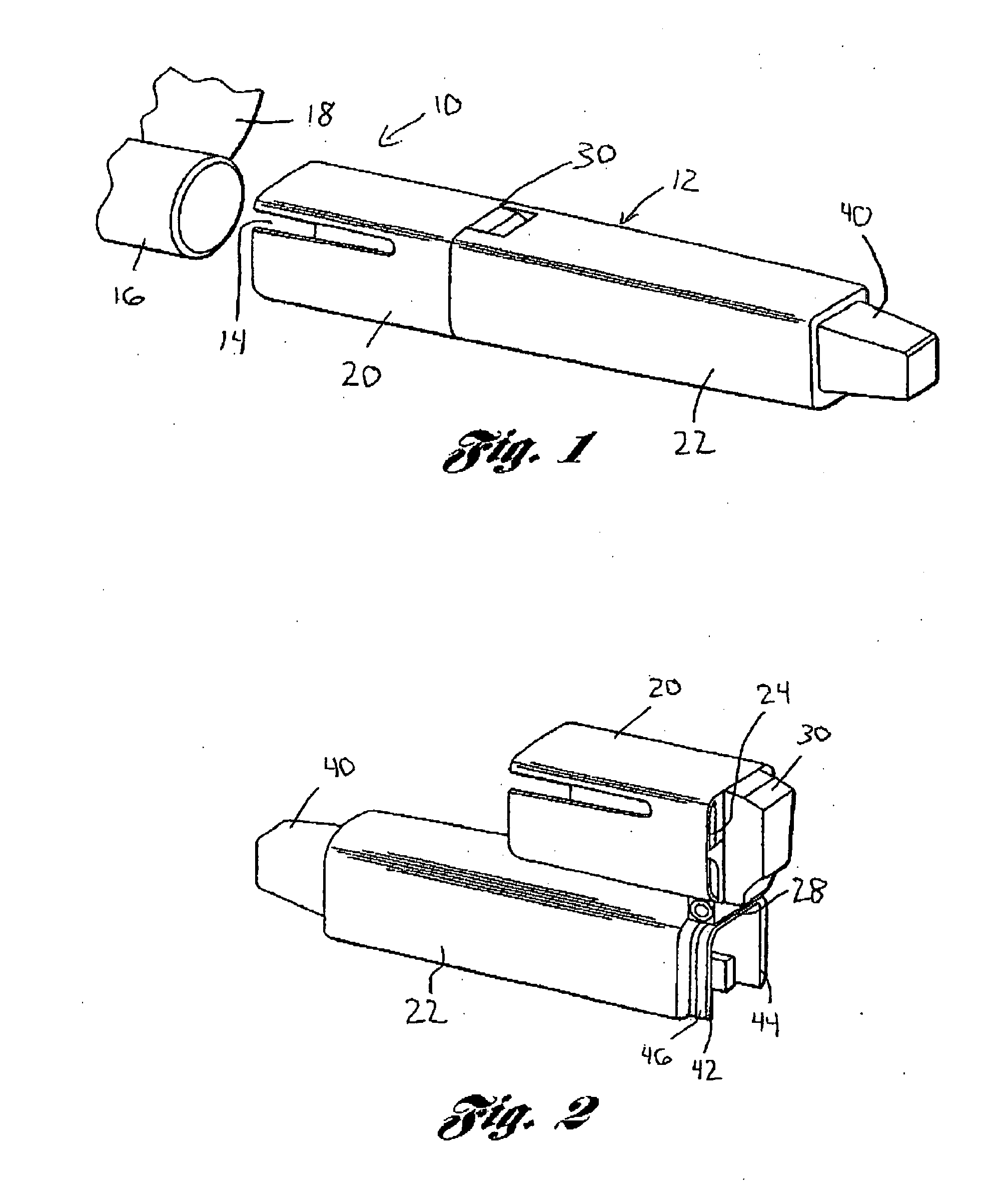 Folding end cap