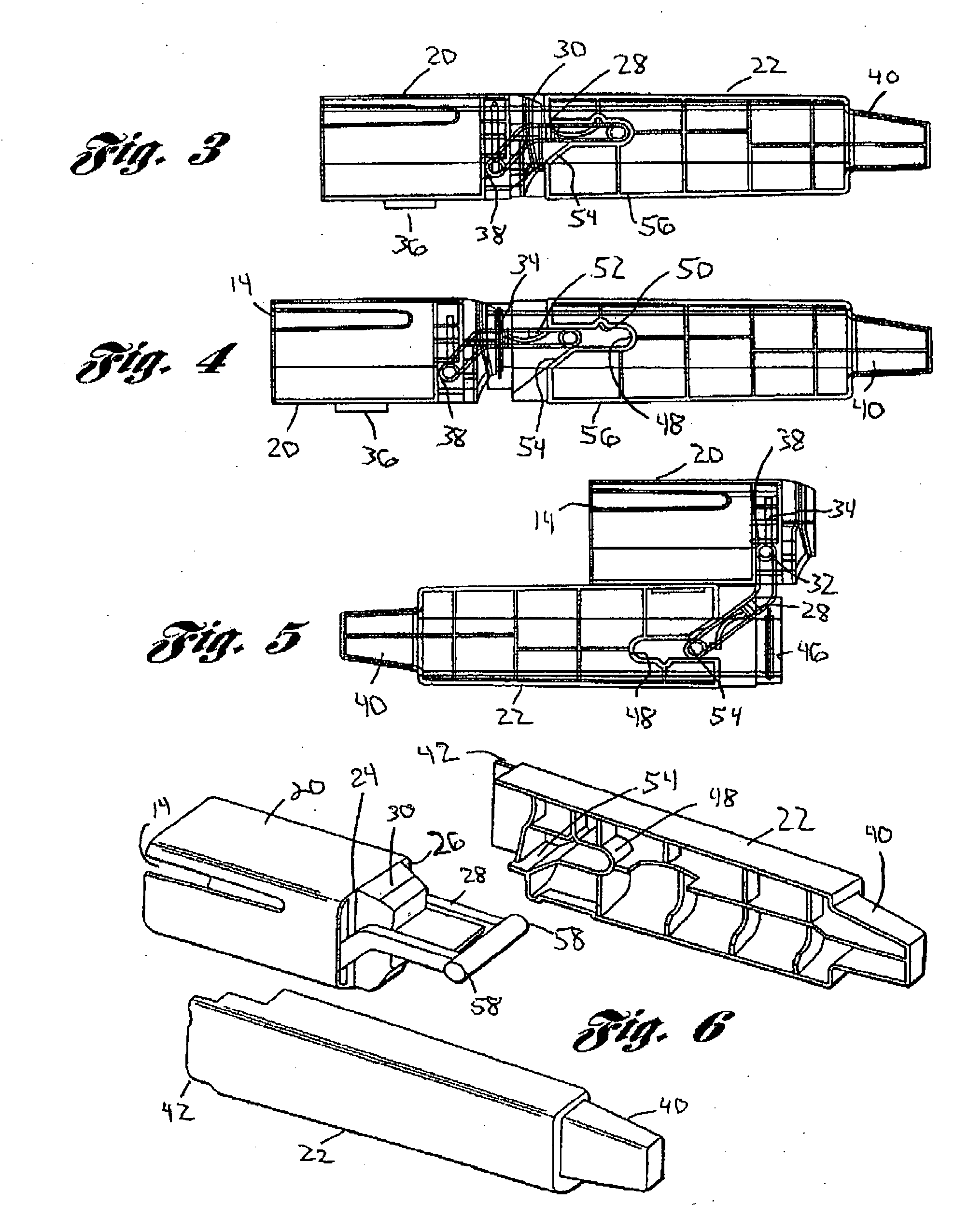 Folding end cap