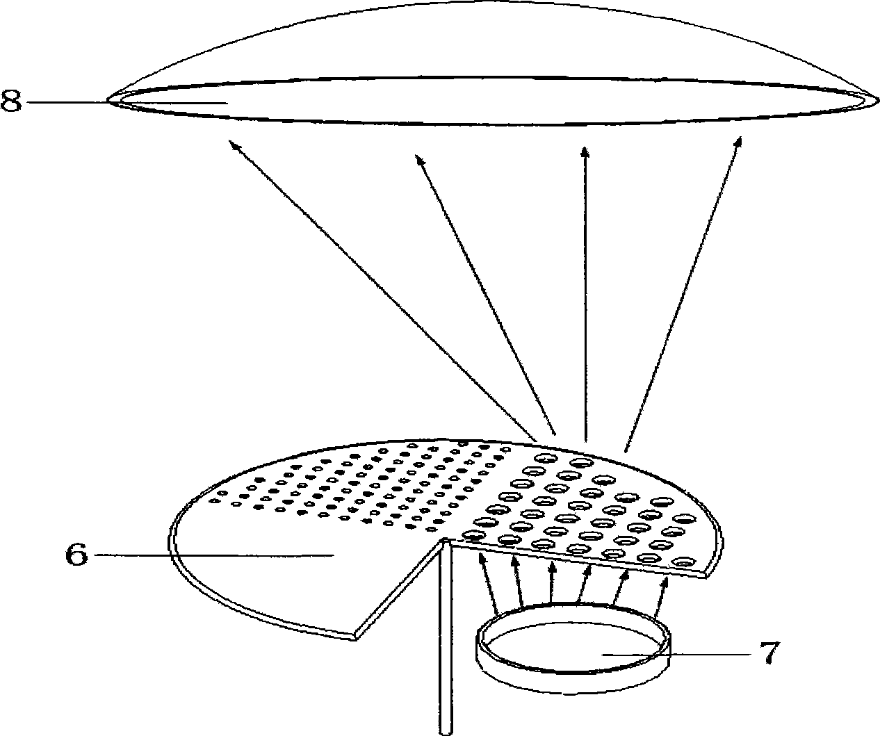 Vacuum coating machine baffle with adjustable deposition rate