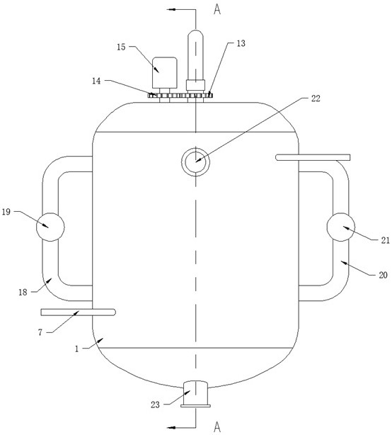 Enzyme preparation microbial strain liquid fermentation device and fermentation process using same