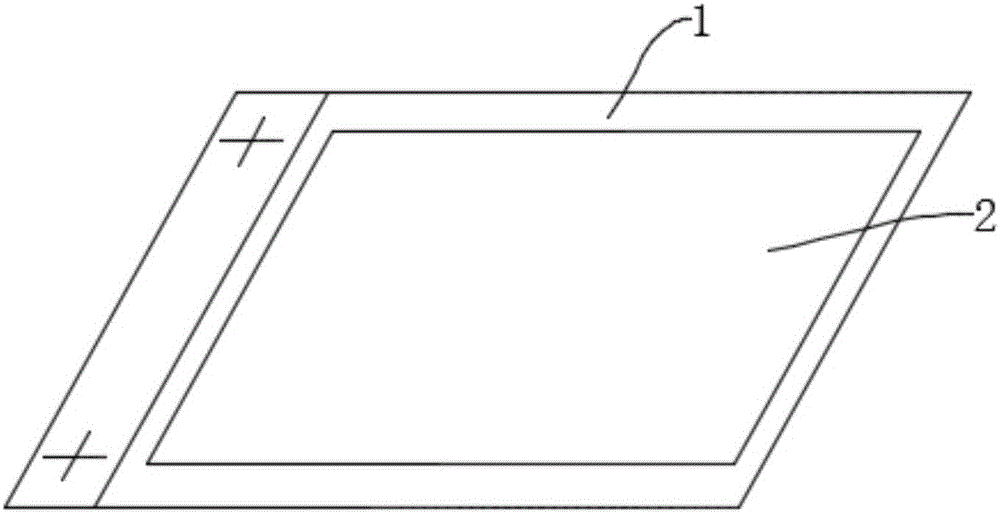 Attaching method of polaroid and attaching machine for polaroid