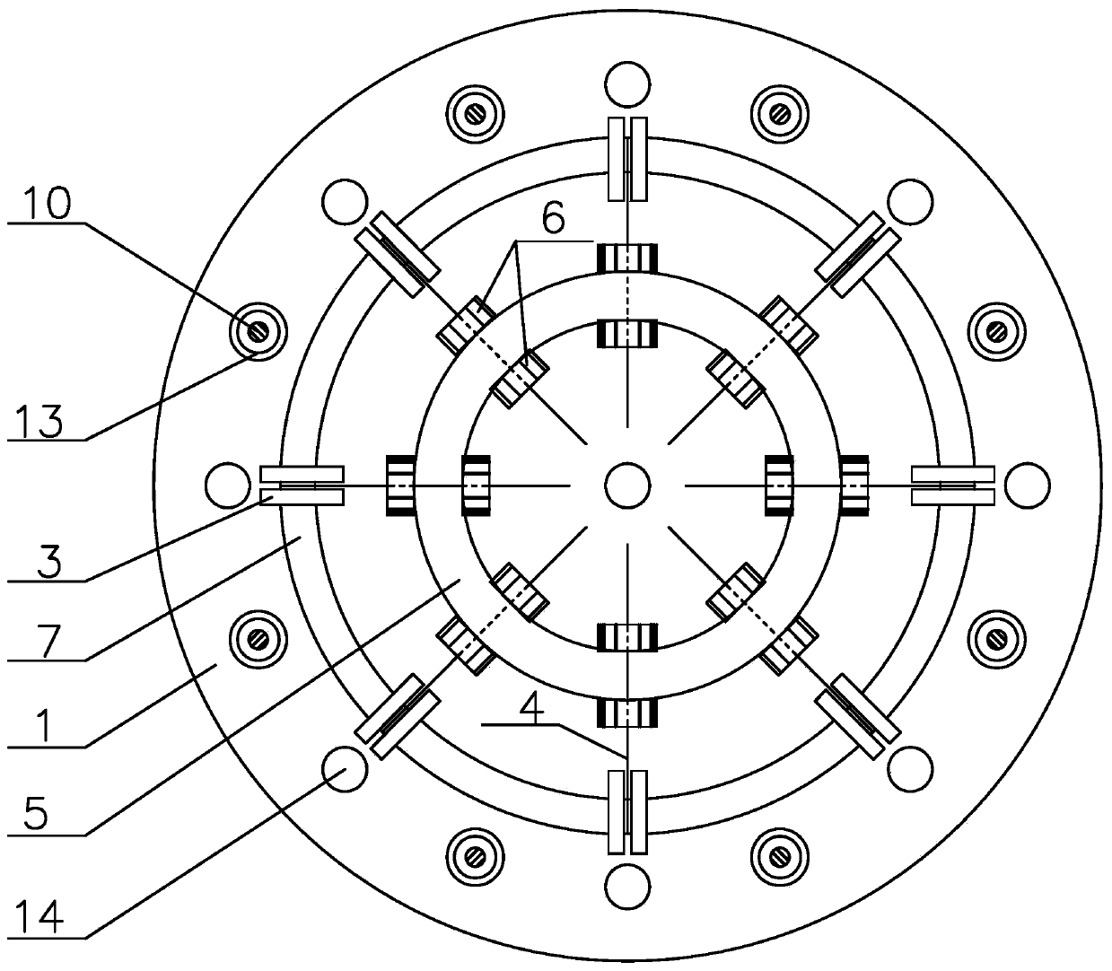 A kind of multidirectional self-resetting shape memory alloy damper and installation method thereof