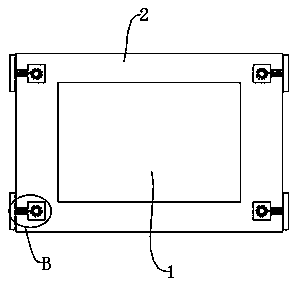 Split type gantry plate-shaped material vertical corner clamping platform for water cutting