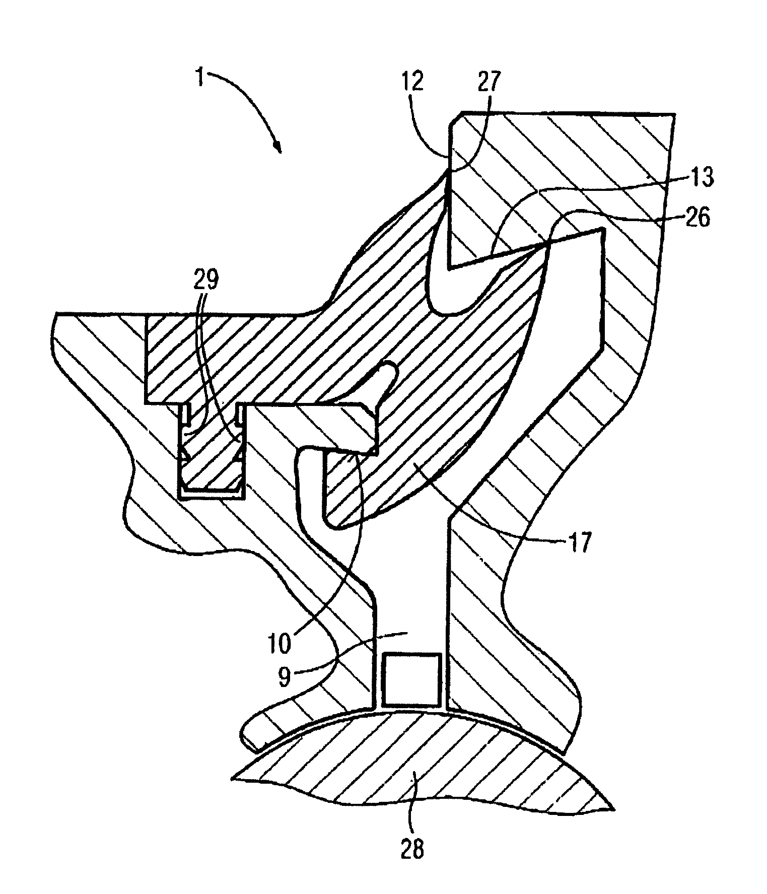 Peripheral sealing arrangement