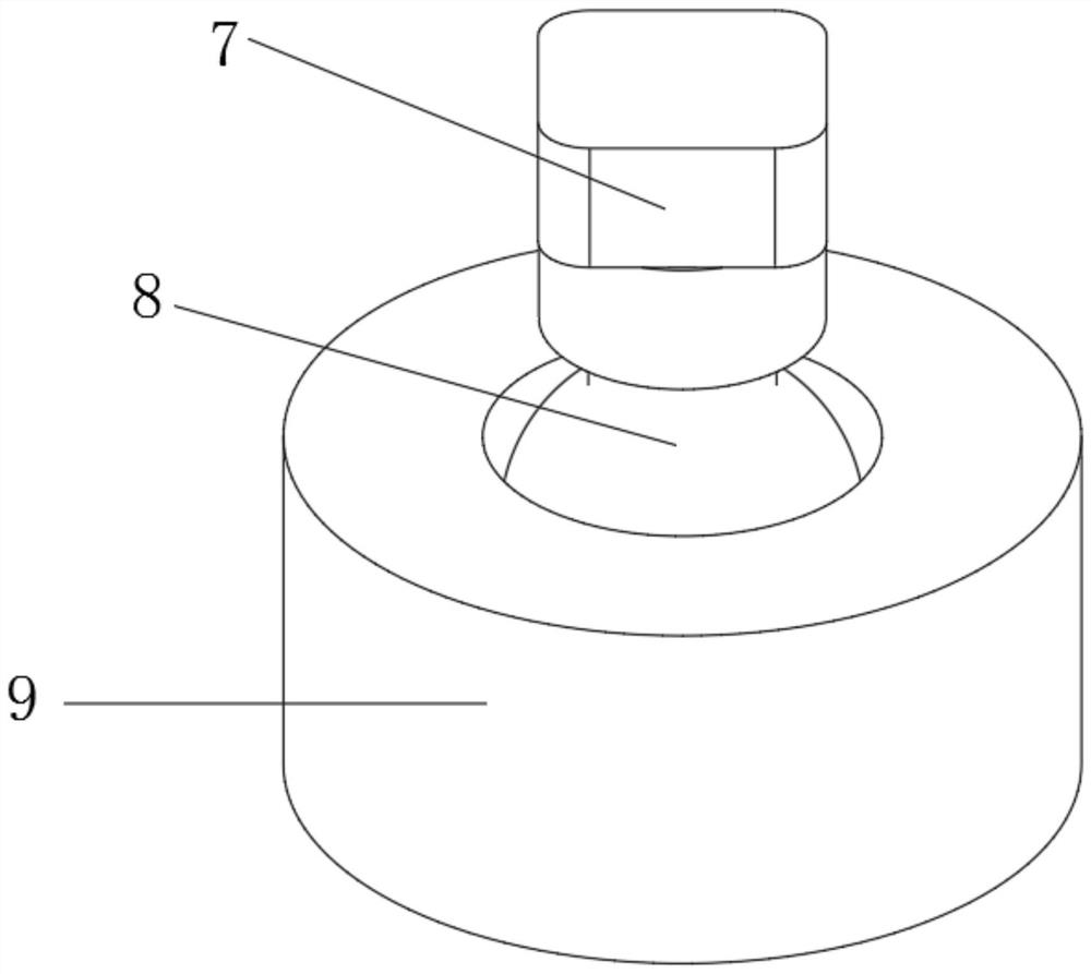 Nanometer grinding device for grinding new material and grinding method