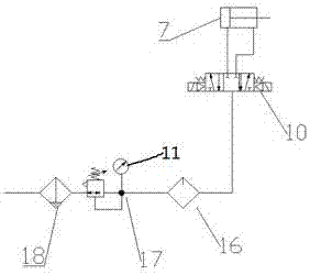 Scraper mechanism of cold-rolling emulsion magnetic filter