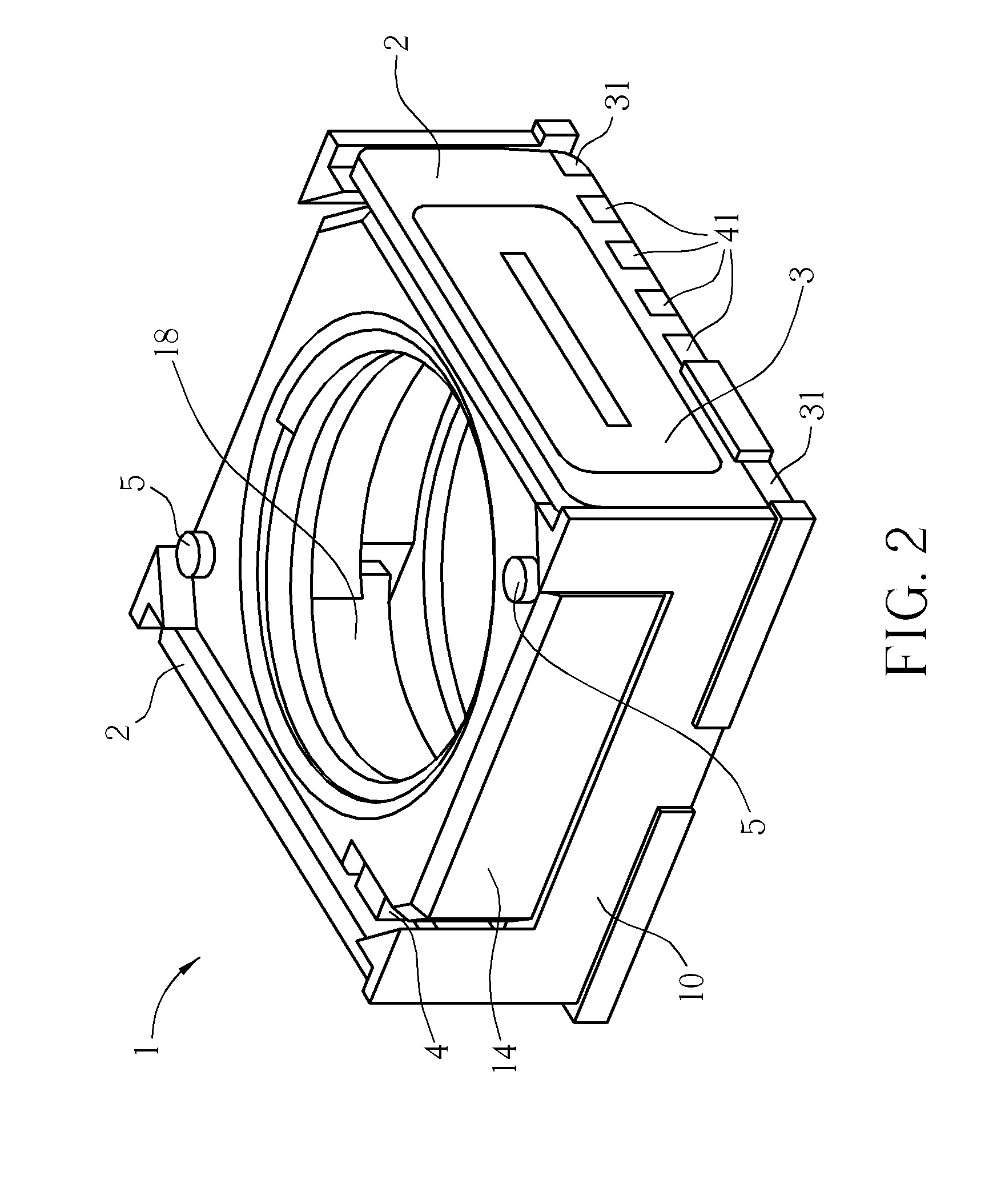 Voice coil motor with surface coil