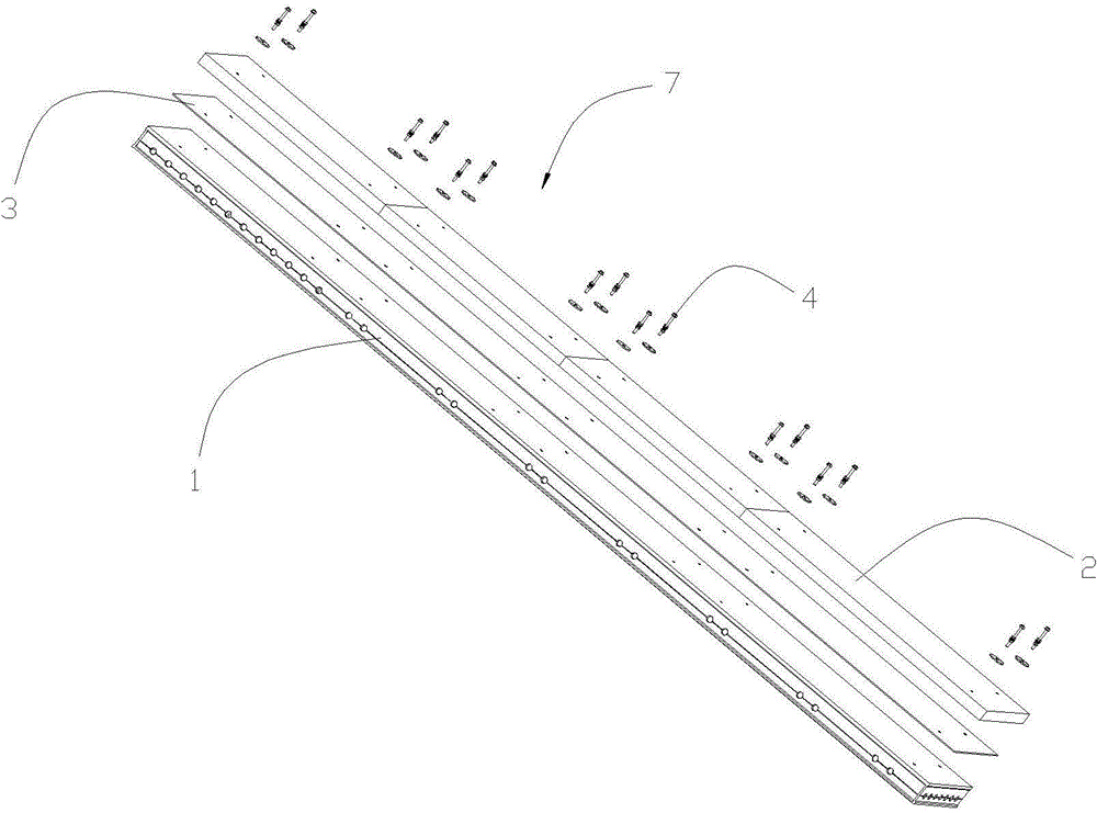 Aluminum alloy formwork device for outer wall heat preservation