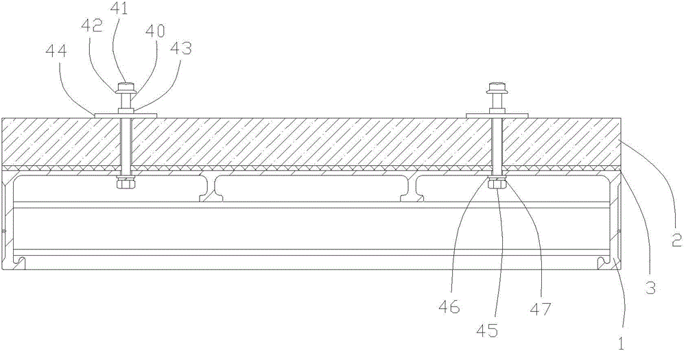 Aluminum alloy formwork device for outer wall heat preservation