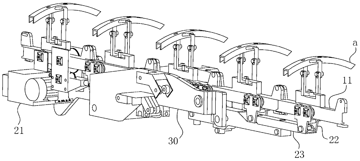 Integrated equipment with supporting and anchoring collaborative operation function