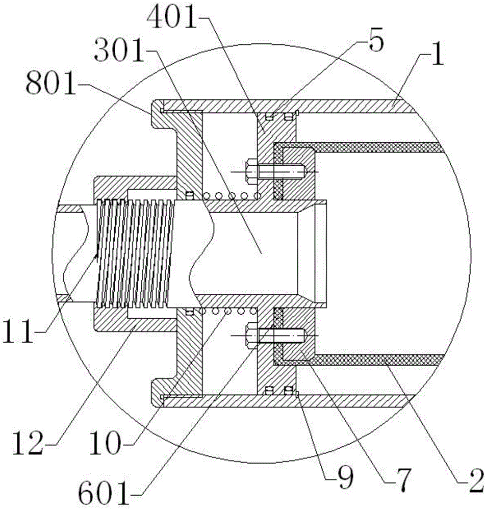 Axial flow type mud pulse slow release machine