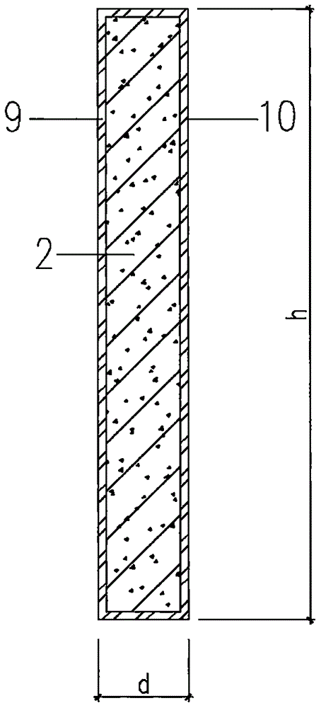 Circular precast assembly type underground granary with inside and outside both covered with steel plates