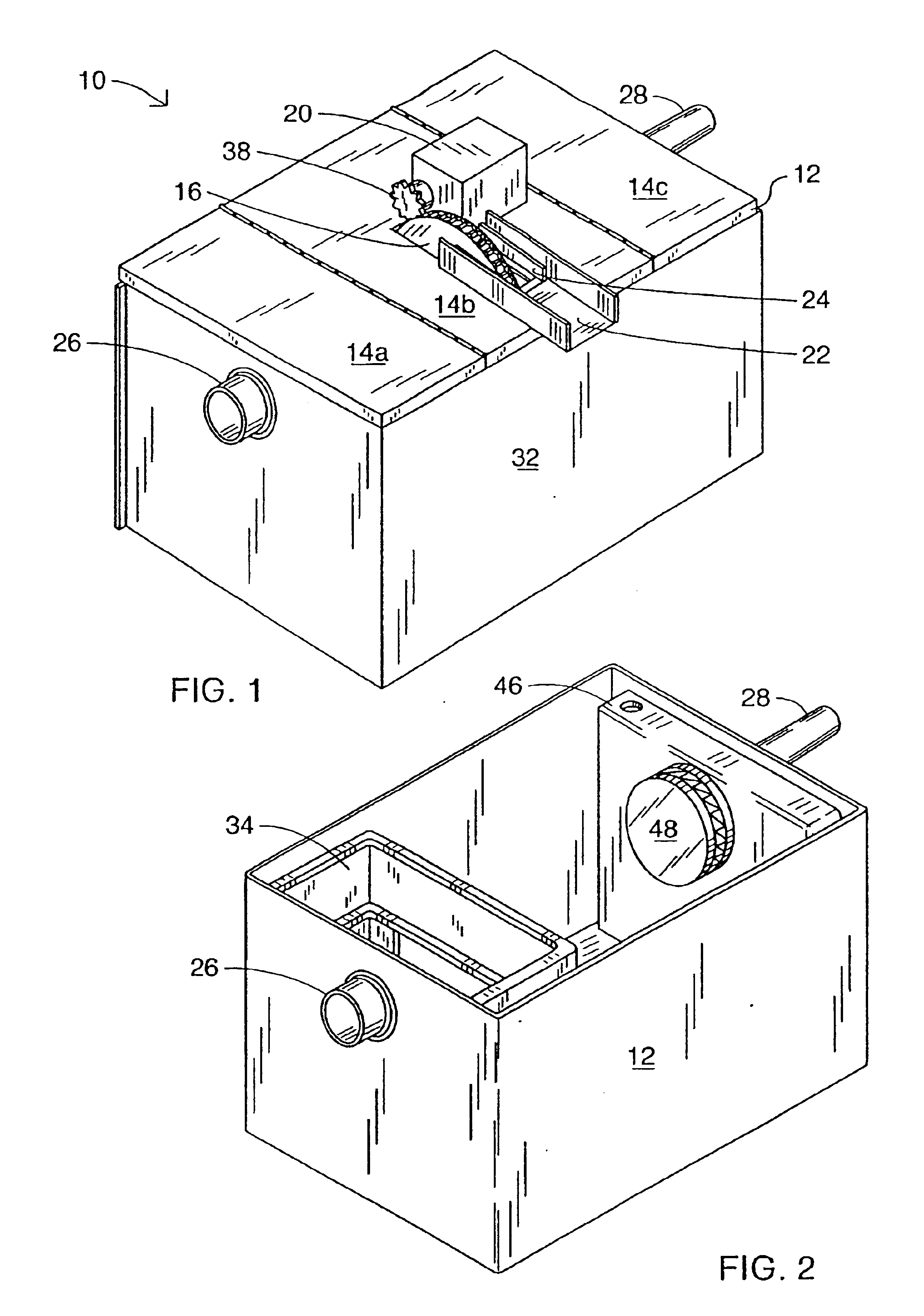 Low cost grease removal system