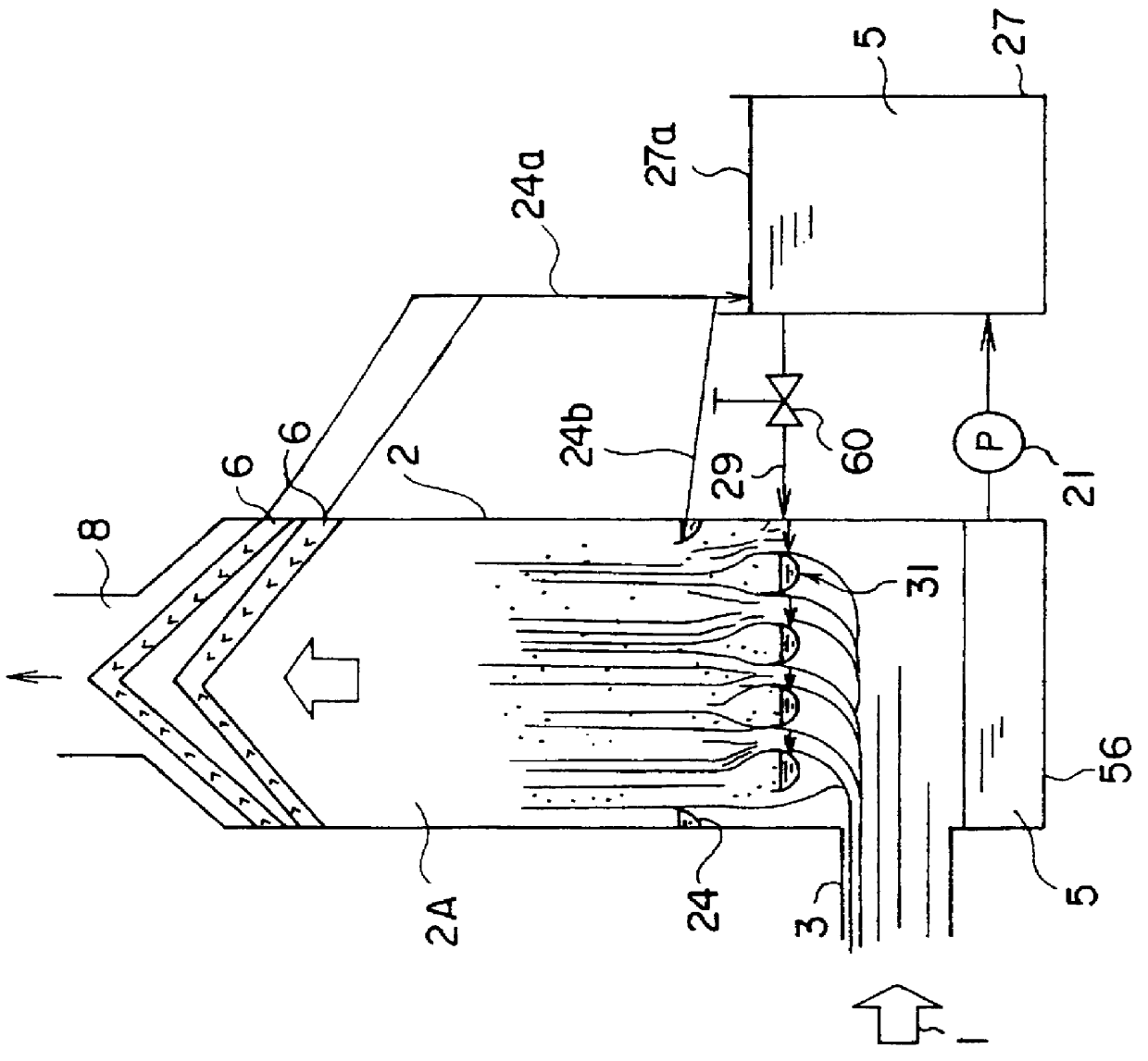 Wet gas processing method and the apparatus using the same