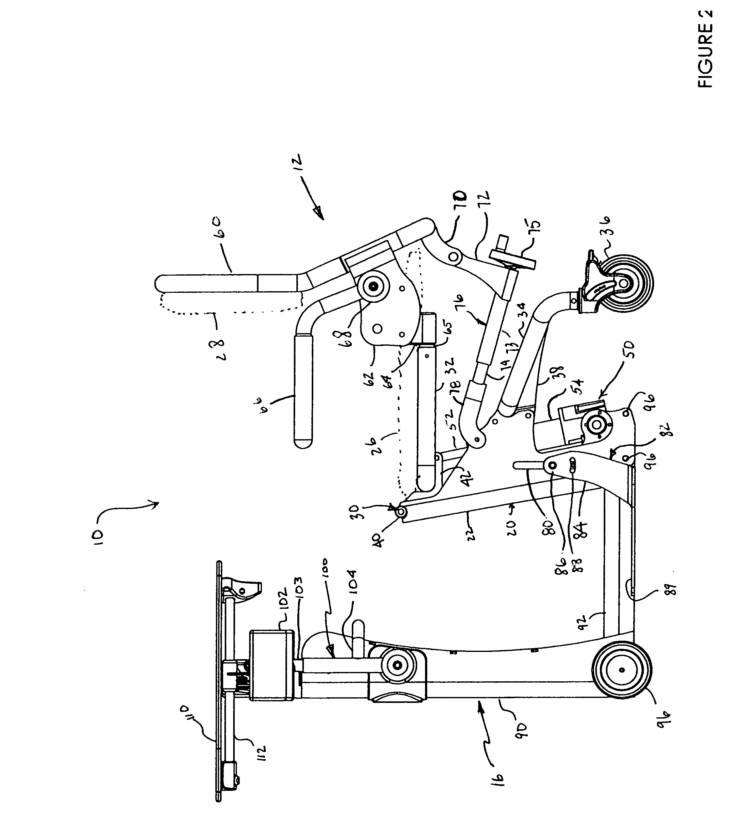 Modular standing frame