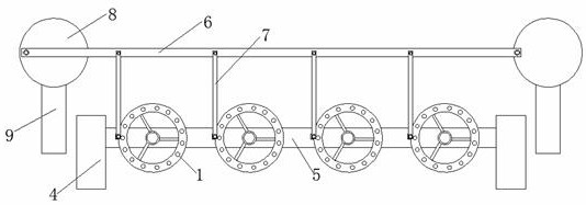 A biological filler fixing device for river ecological management