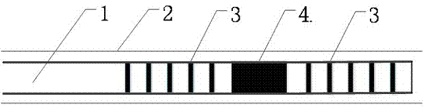 Laser thermal therapy probe based on photothermal effect of optical fiber material