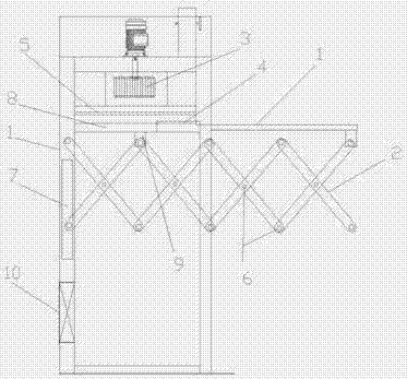 Automatic clothes hanging wardrobe