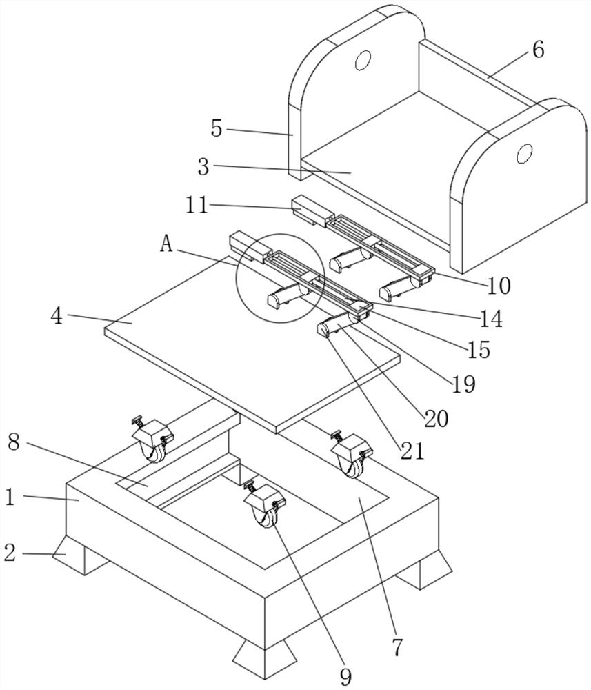 Communication cable winding device convenient to move and wind and unwind cable