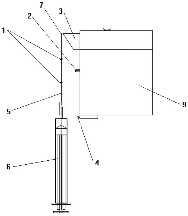 Disassembling and destroying head and disassembling and destroying device for medical waste syringes