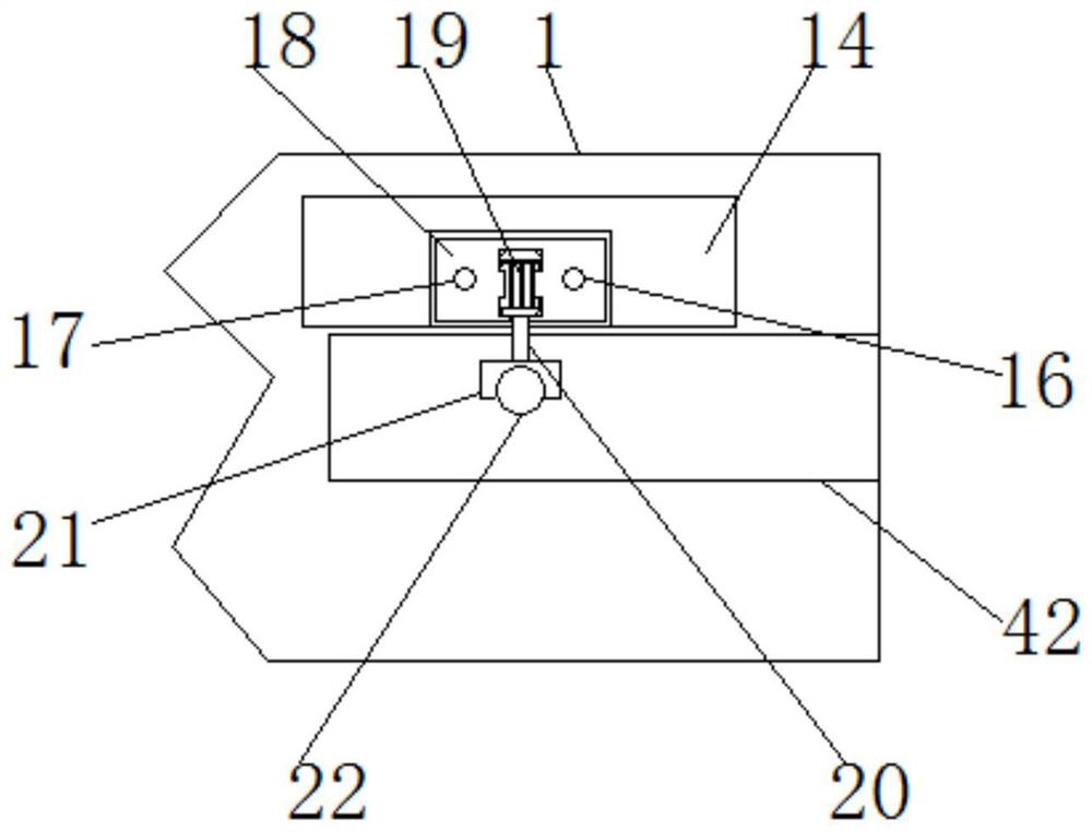 Roadbed underground grouting reinforcement device for road construction