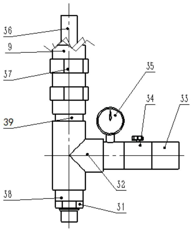 Device and method for detecting sealing performance of cross-layer drilling extraction blocking section