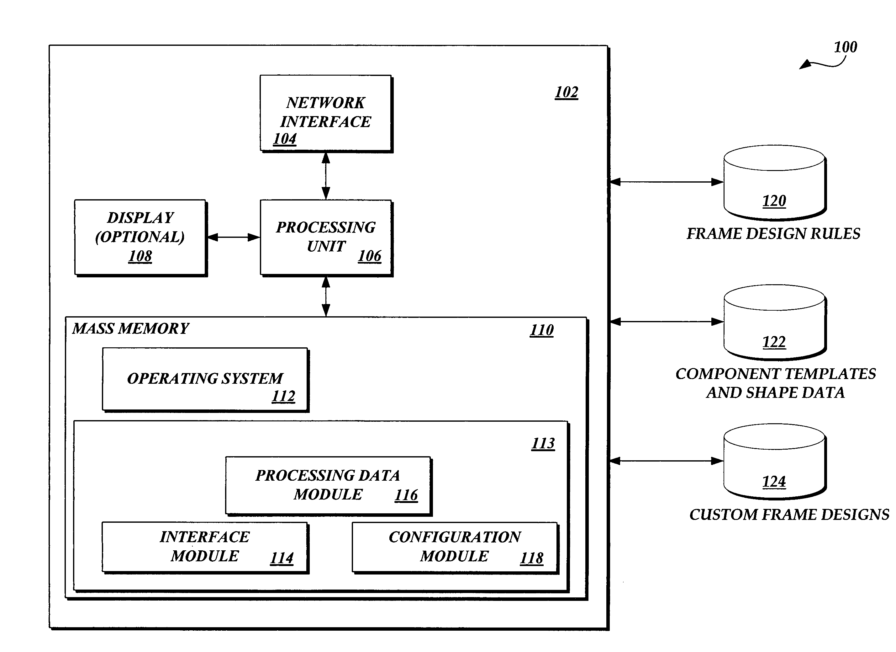 System and method for automating the generation of manufacturing frame designs