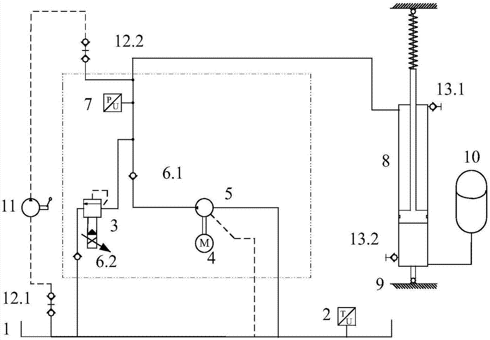 Single-action reciprocating hydraulic actuator