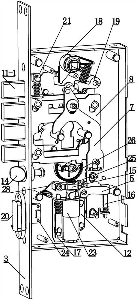 A smart lock structure