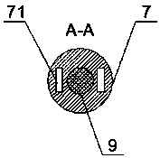 Electric height adjustment device for monitoring camera