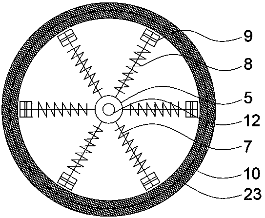 Chitin raw material pulverizing device