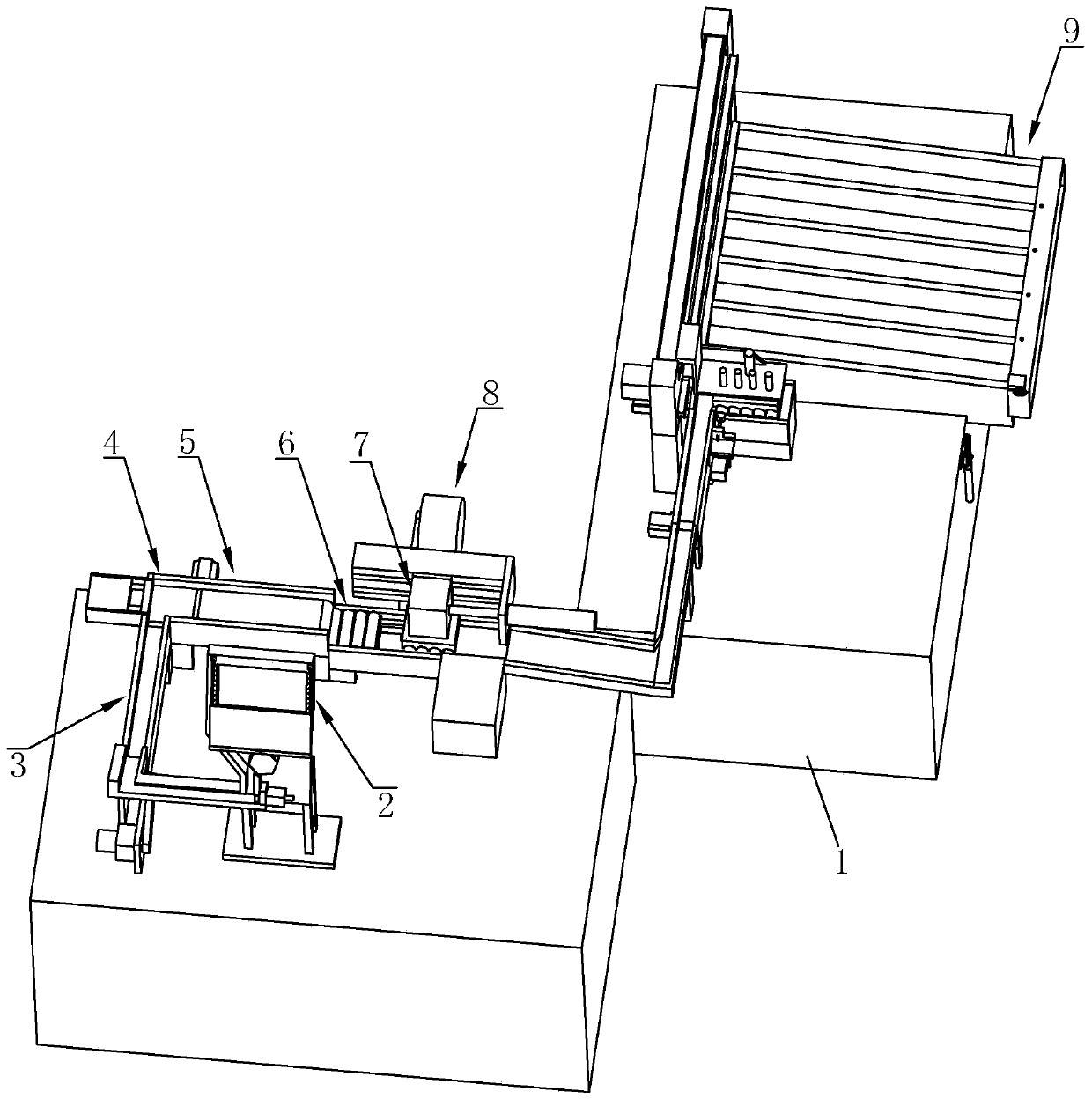 Battery barley paper pasting device