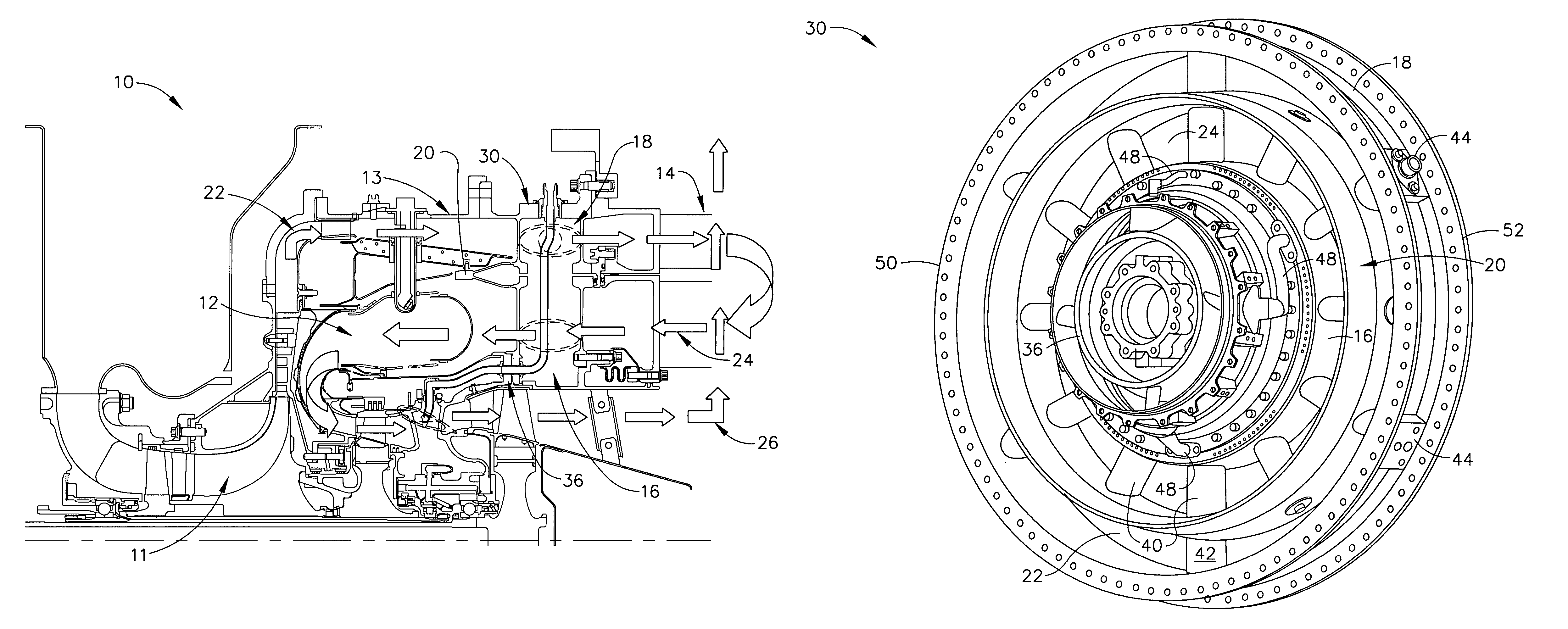 Recuperator and turbine support adapter for recuperated gas turbine engines