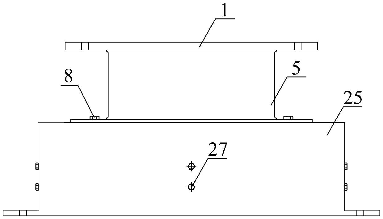 Three-dimensional vibration isolation device with sliding oblique springs