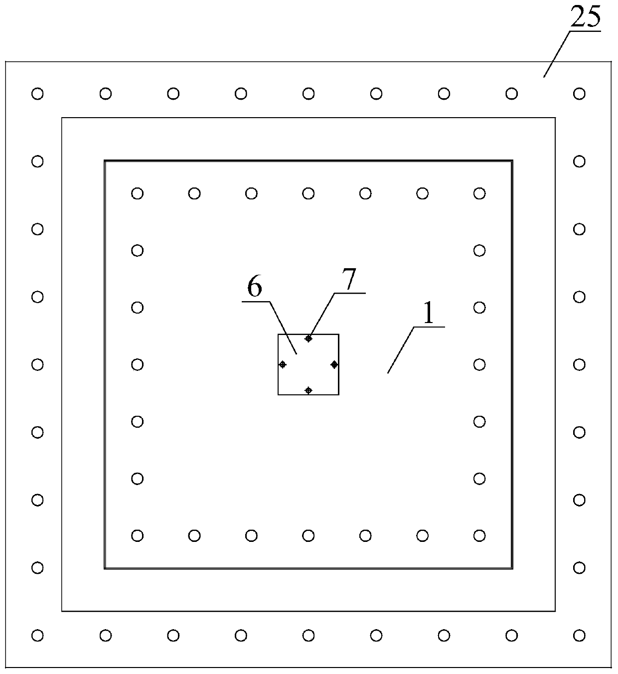 Three-dimensional vibration isolation device with sliding oblique springs