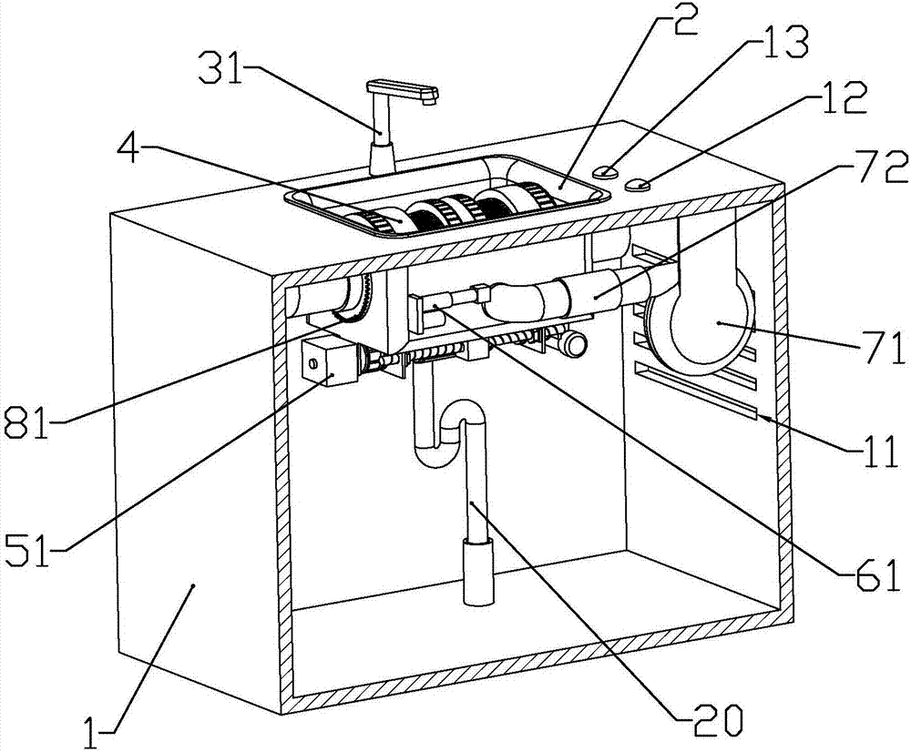 Multifunctional hand washing machine