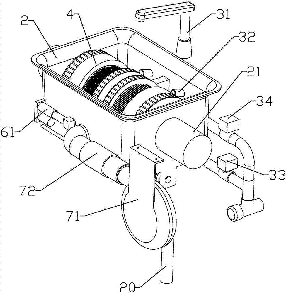 Multifunctional hand washing machine