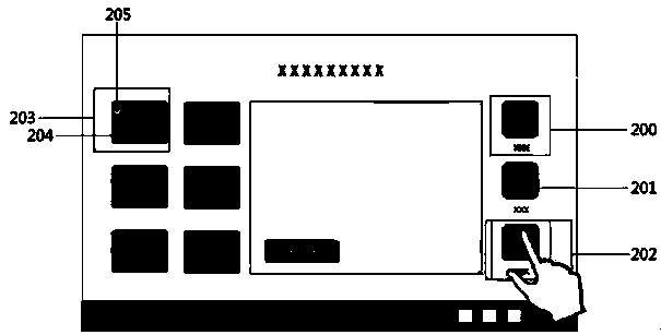 Method and device for achieving touch interface