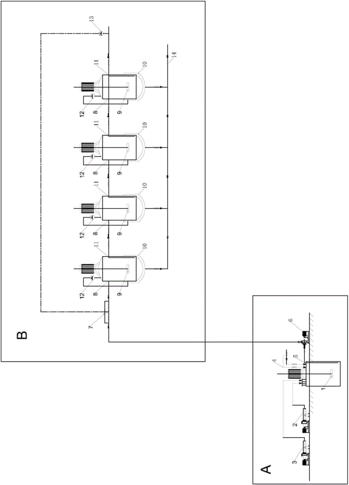 Technique and facility for decomposing monazite rare earth ore through alkaline method