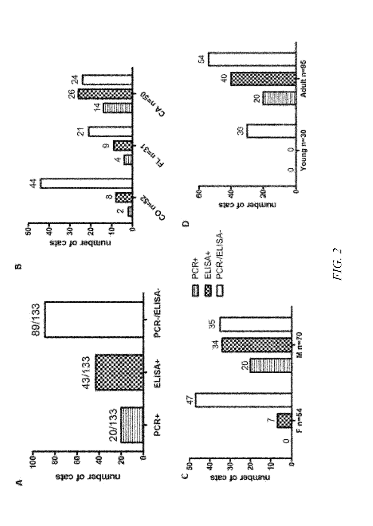 Enzyme-linked immunoassay to detect felis catus gammaherpesvirus 1