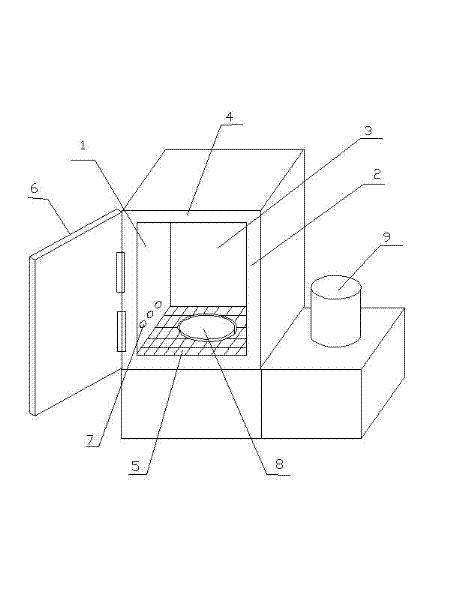 Vertical rotary heating furnace of main shaft steel ingot for wind driven generator