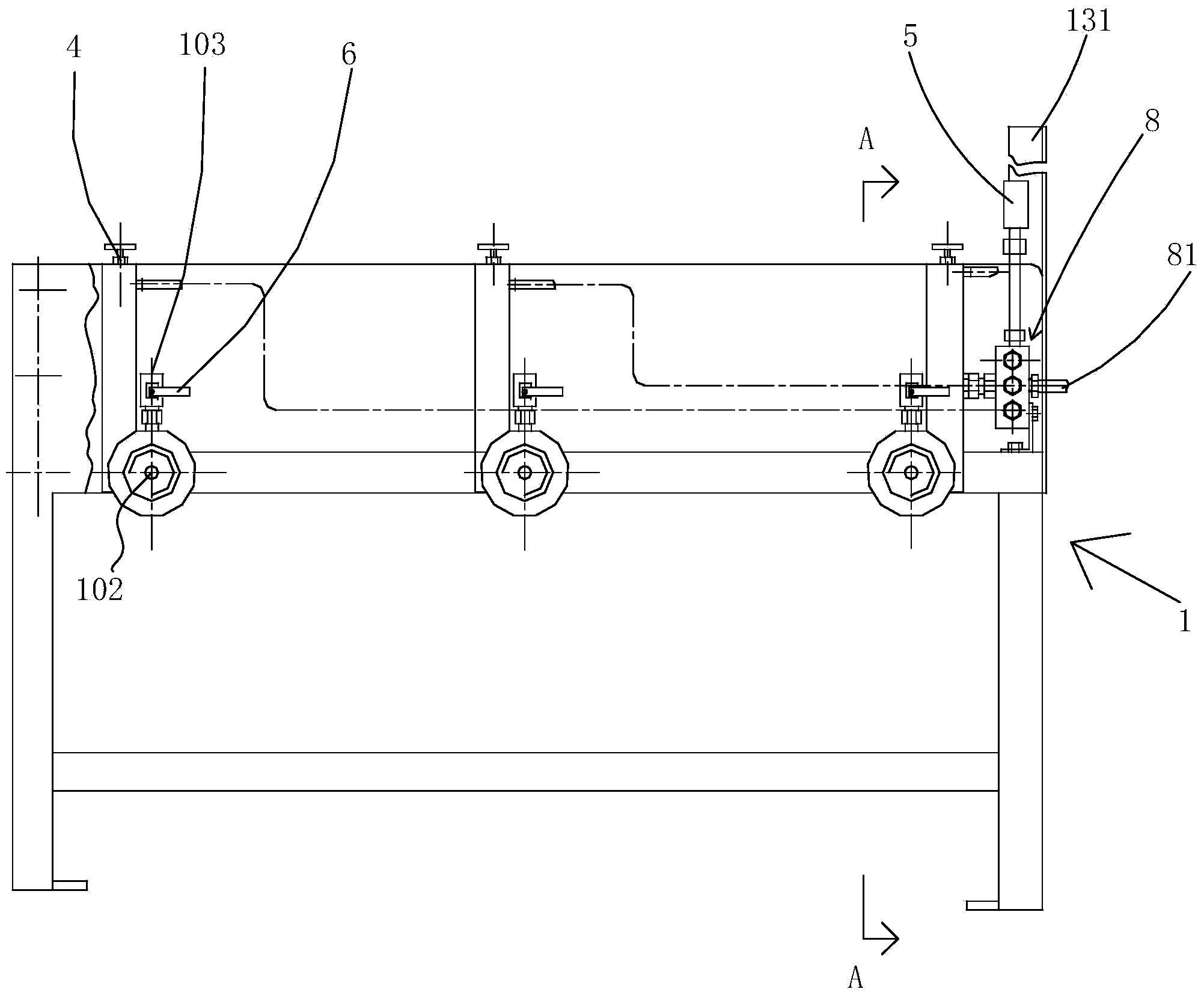 Fire product test device