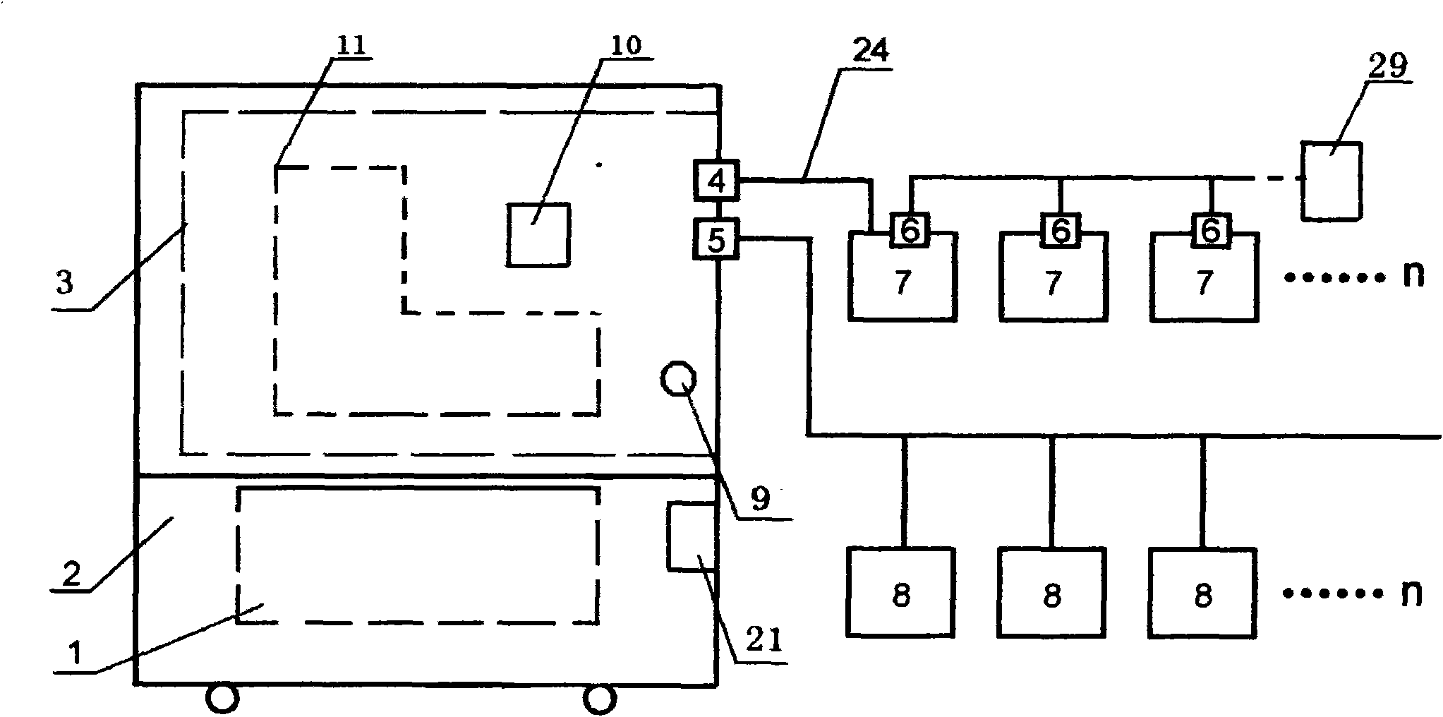 Training device for vehicle electrically-controlled automatic transmission system