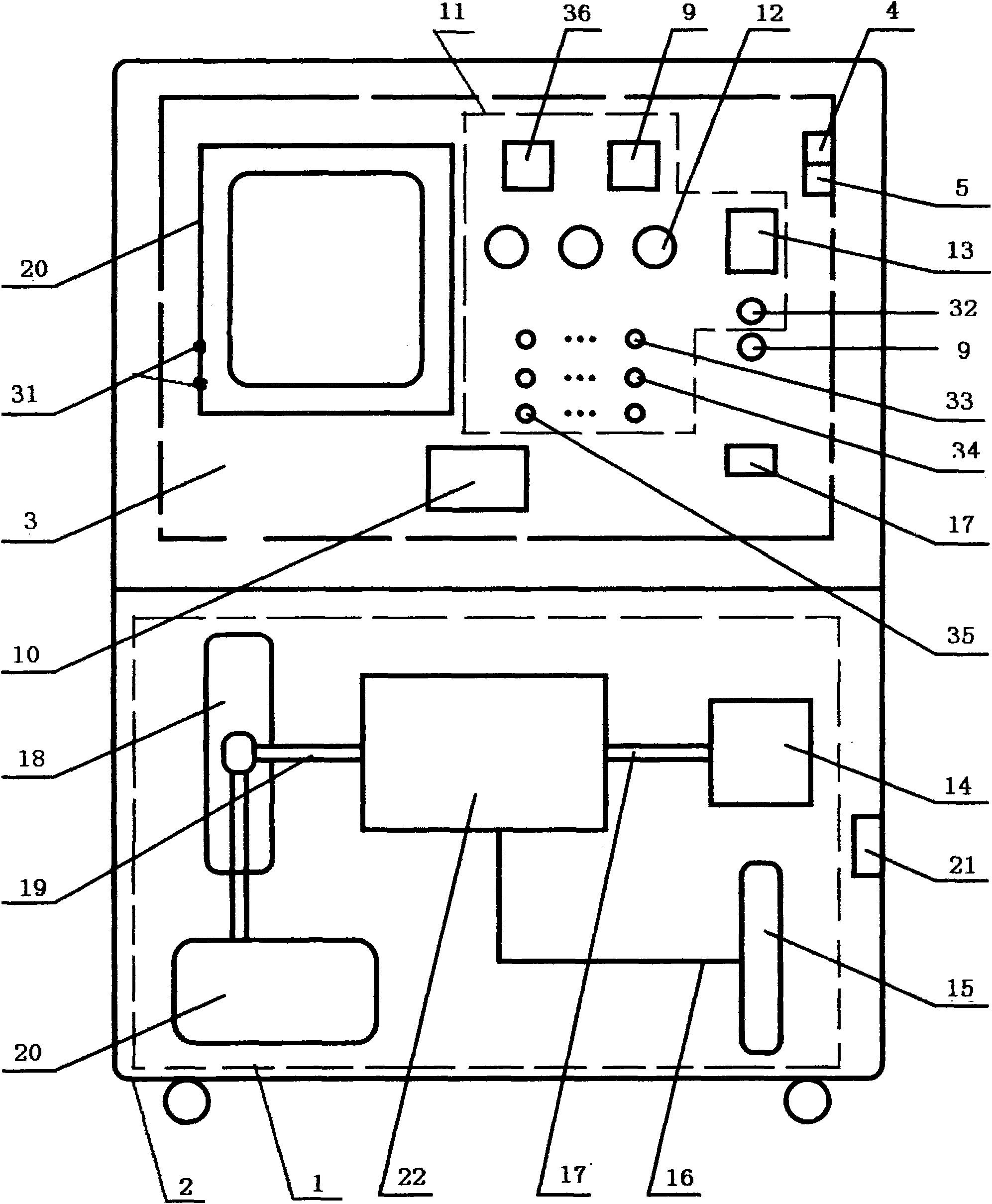 Training device for vehicle electrically-controlled automatic transmission system