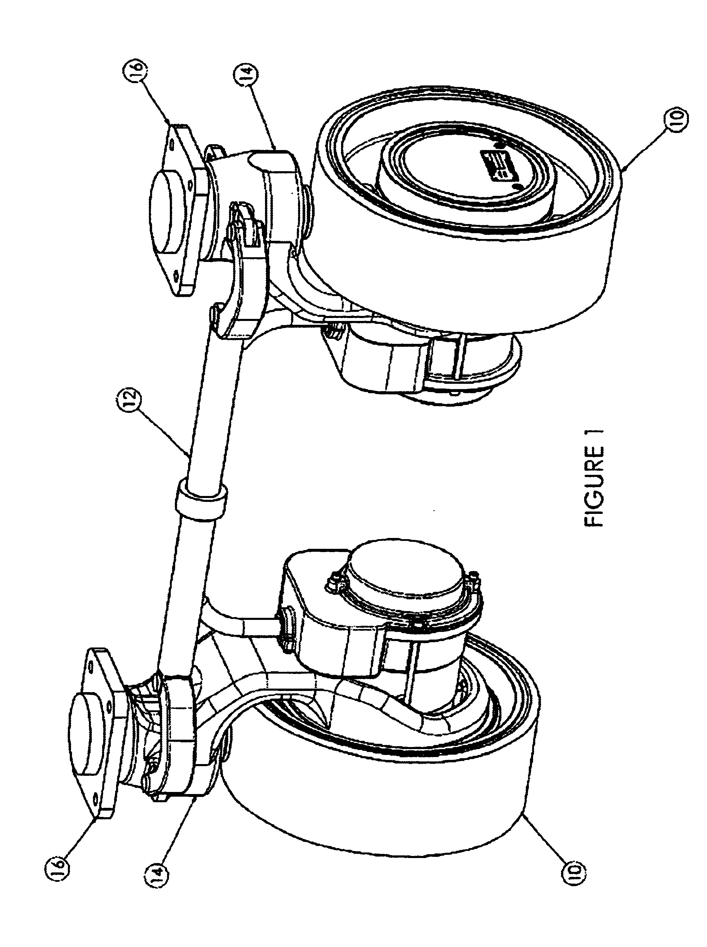 Planetary gearbox with integral electric motor and steering means.