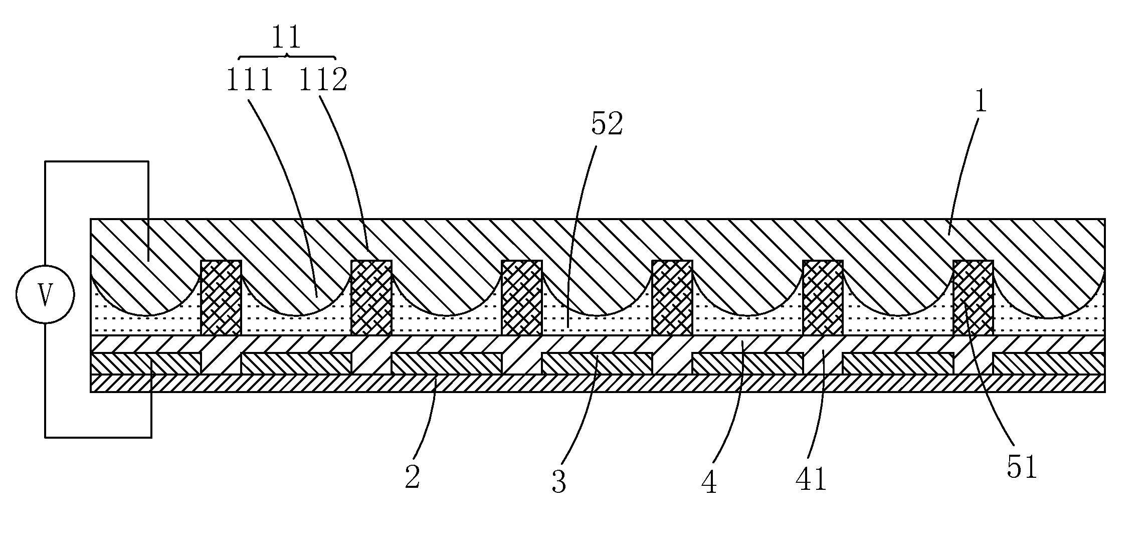 2d-3D switching device of naked eye 3D display